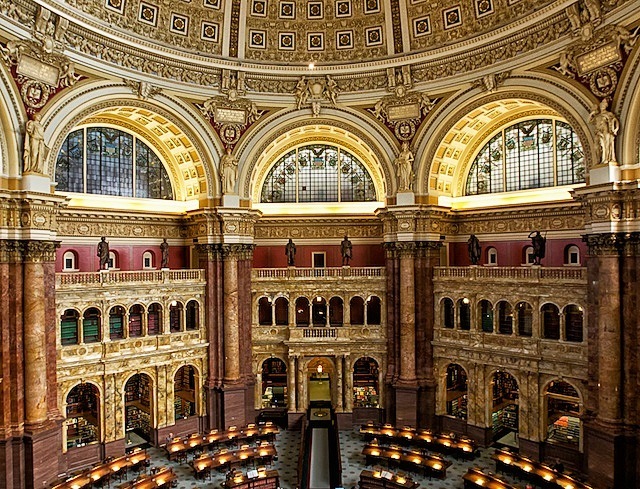 The Reading Room Of The Library Of Congress The Enchanted