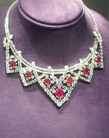 cartier ruby necklace price