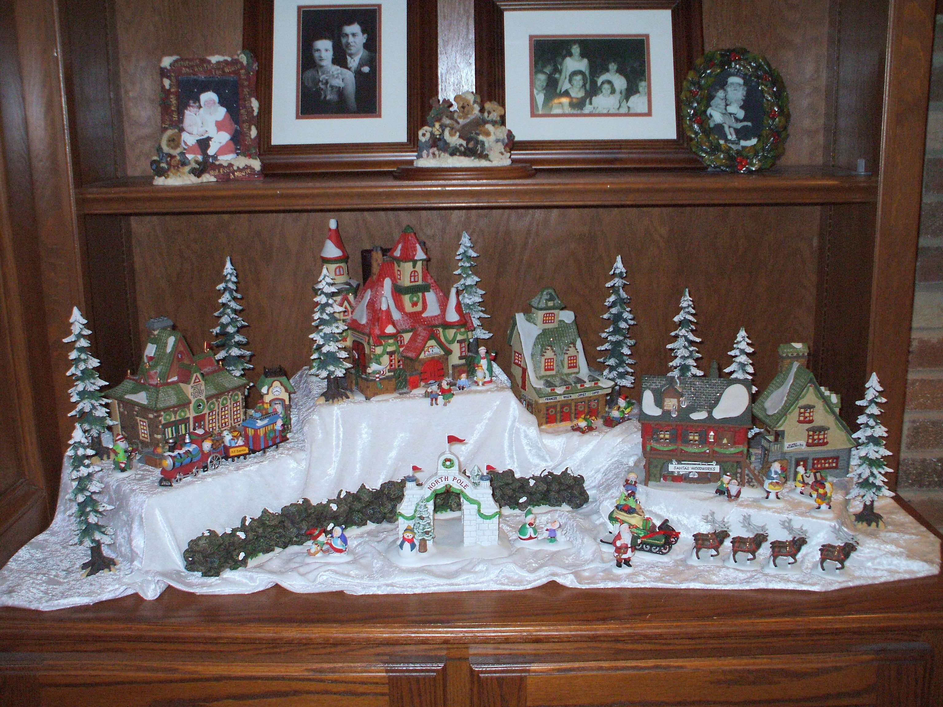 Decorating Fireplace Mantel The Enchanted Manor focus for Famous christmas village home decor – Perfect Photo Source