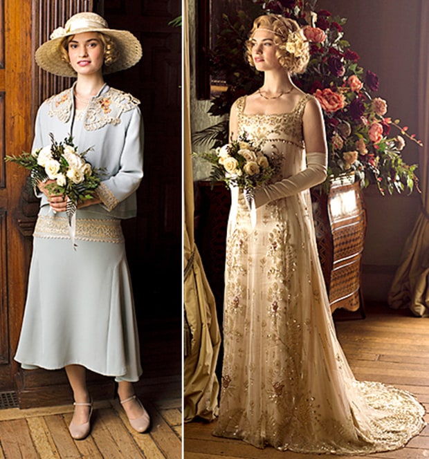 The Wedding Dress Of Lady Mary Downton Abbey The Enchanted Manor