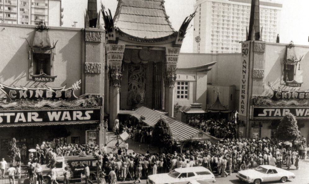 Image result for star wars movie premiere in 1977