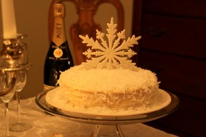 New Year's Day Buffet cake