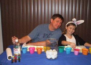Easter Egg coloring - 2010