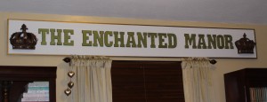 The Enchanted Manor sign