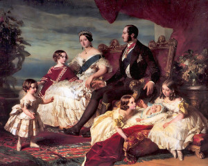 1846 Family of Queen Victoria and Prince Albert portrait by