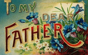 father's day vintage card