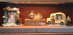 2013 Boyds Bears bookcase - first shelf