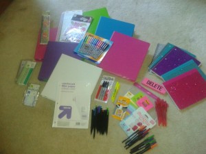 School supplies 1