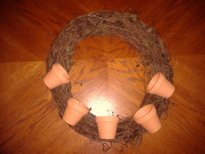 Flower Pot Wreath  1