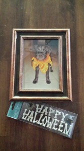 Halloween picture frame supplies