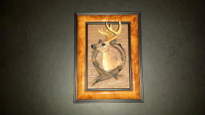 Framed deer ornament - final