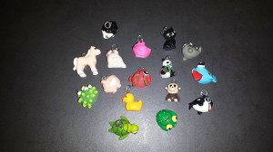 Resin charms