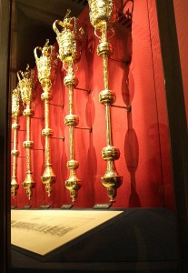 Jewel House - royal maces display