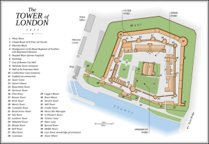 Tower of London - map