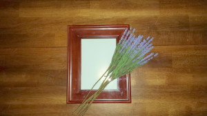 Framed florals - lavender - supplies