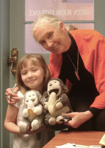 Jane Goodall and Cassandra 2