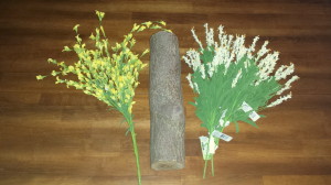Spring Mantel Decoration - supplies