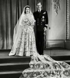 Princess Elizabeth and Prince Phillips wedding 1