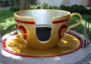 Golden Mad Tea Party teacup