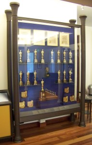 Lobby - Disney's Academy Awards display case