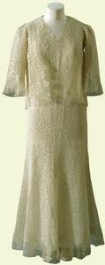 Queen Elizabeth white wardrobe for Paris 1938 - day dress with jacket