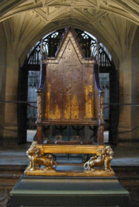 Coronation throne