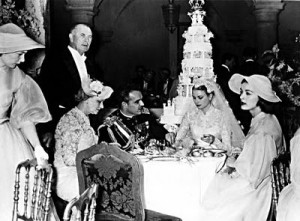 Wedding of Prince Rainer and Grace Kelly - reception