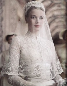 Grace Kelly wedding dress bodice