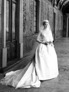 Grace Kelly wedding dress front