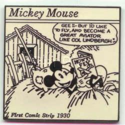 first Mickey Mouse comic strip