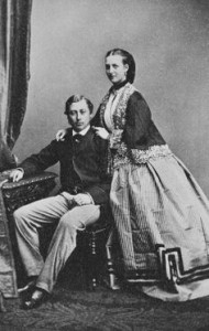1862 Princess Alexandra with Prince Edward