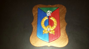 Heraldic shield - final with silver paint
