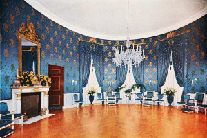 Blue Room - before Kennedy restoration - Truman admin.