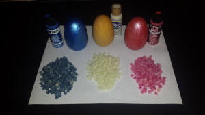 Floral Easter Eggs - supplies