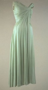 Celedon evening dress 1