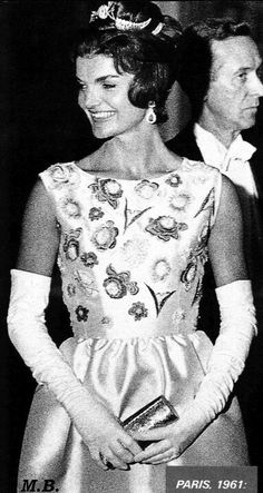 Jackie Kennedy wore to Versailles 