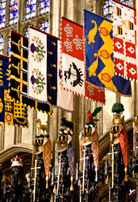 Order of the Garter - Knights banner & crest