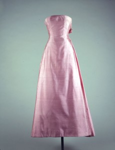 Pink evening dress 1