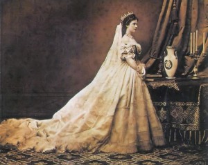 Worth court dress - Empress Elisabeth of Austria 1867