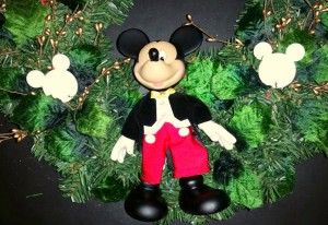 Mickey Mouse wreath - closeup