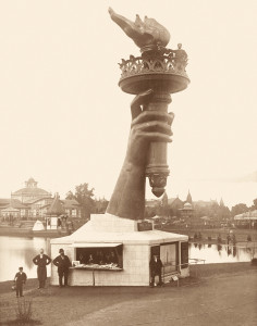 Statue of Liberty - arm holding the torch
