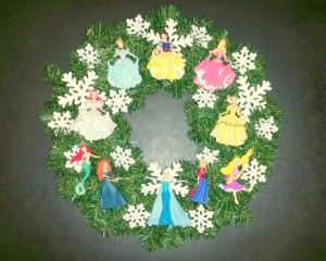 Disney Princess Christmas wreath