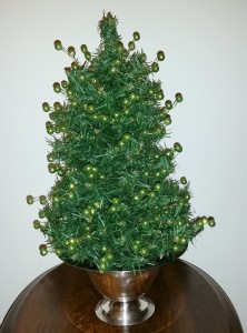 Jeweled Tabletop Christmas Tree 2