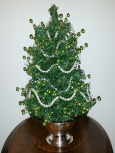 Jeweled Tabletop Christmas Tree 3