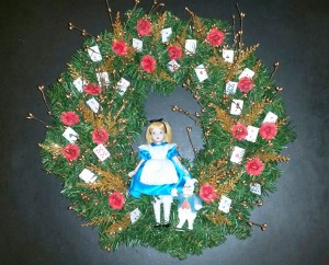 Wreath - Alice in Wonderland