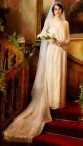 Mary 1st wedding gown - front view
