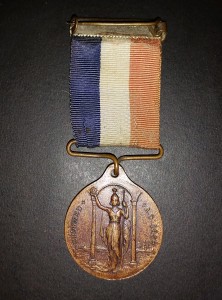 King Edward III - coronation medal back