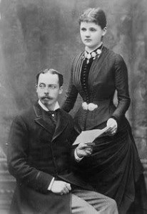 Prince Leopold and his wife