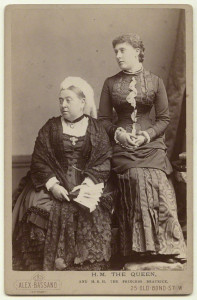 NPG x32717; Queen Victoria; Princess Beatrice of Battenberg by Alexander Bassano