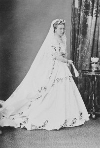 Princess Helene  in wedding dress